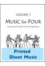 Music for Four - Volume 1 - Create Your Own Set of Parts - Printed Sheet Music